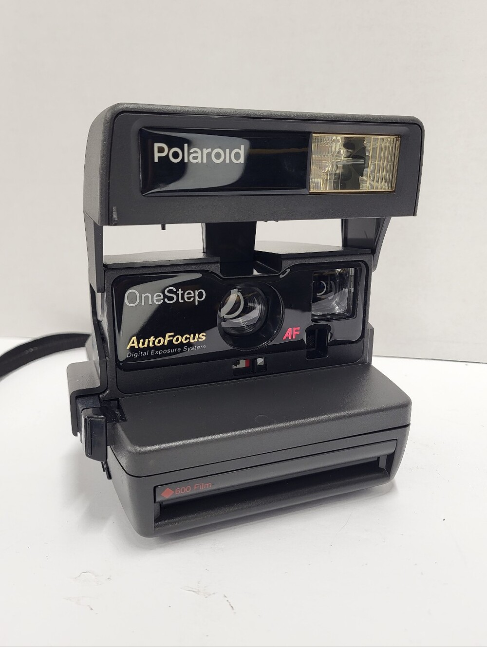 Vintage Polaroid One Step AutoFocus Instant Film Camera With Lanyard UNTESTED